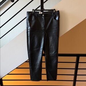 Aritzia Wilfred Vegan Leather Pants